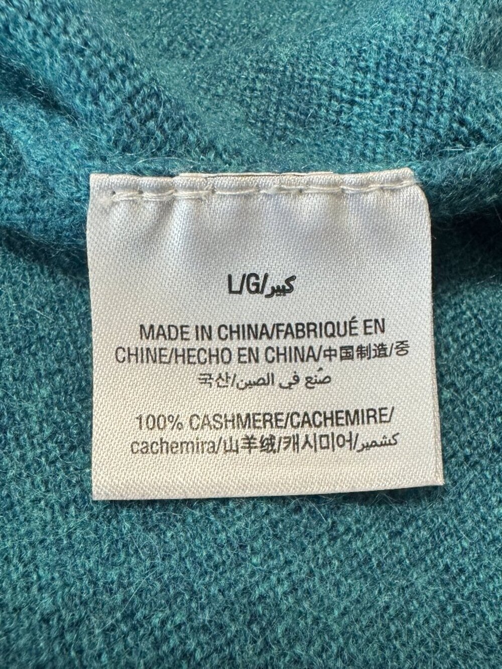 Charter Club Luxury sweater Turtleneck Women's Size Large Blue 100% cashmere - Picture 6 of 13